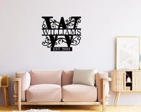 Custom Monogram Wall Art