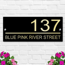 Modern Acrylic House Number Plaque