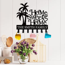 Customizable Home Sweet Home Key Holder for Wall