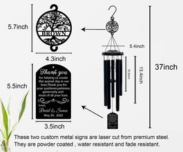 Personalized Wedding Wind Chime
