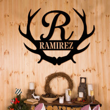 Antler Monogram Sign