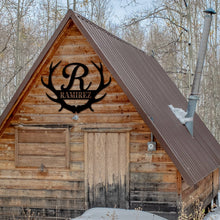 Antler Monogram Sign