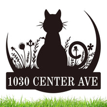 Cat Address Sign