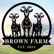 Custom Goat Farm Sign