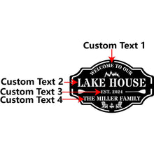 Custom Cottage Metal Sign