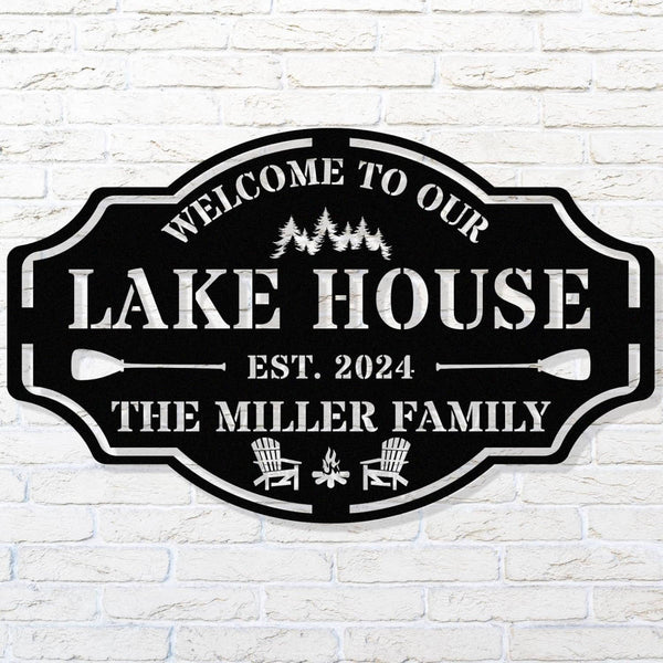 Custom Cottage Metal Sign