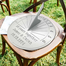 Personalized Metal Sundial