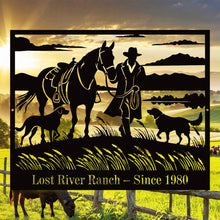 Custom Ranch Metal Sign