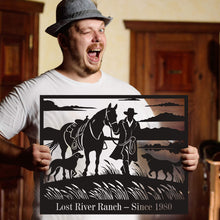 Custom Ranch Metal Sign