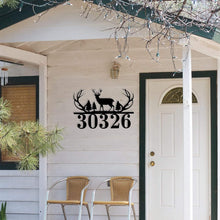 Deer Address Sign