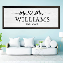 Personalized Wood Couple Plaque