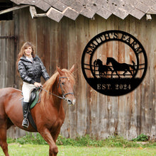 Personalized Horse Farm Sign