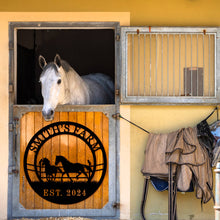 Personalized Horse Farm Sign