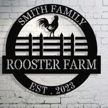 Personalized Rooster Sign