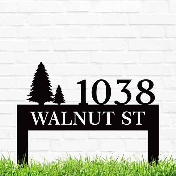 Personalized Steel Address Sign