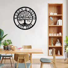 Personalized Tree of Life Steel Wall Art